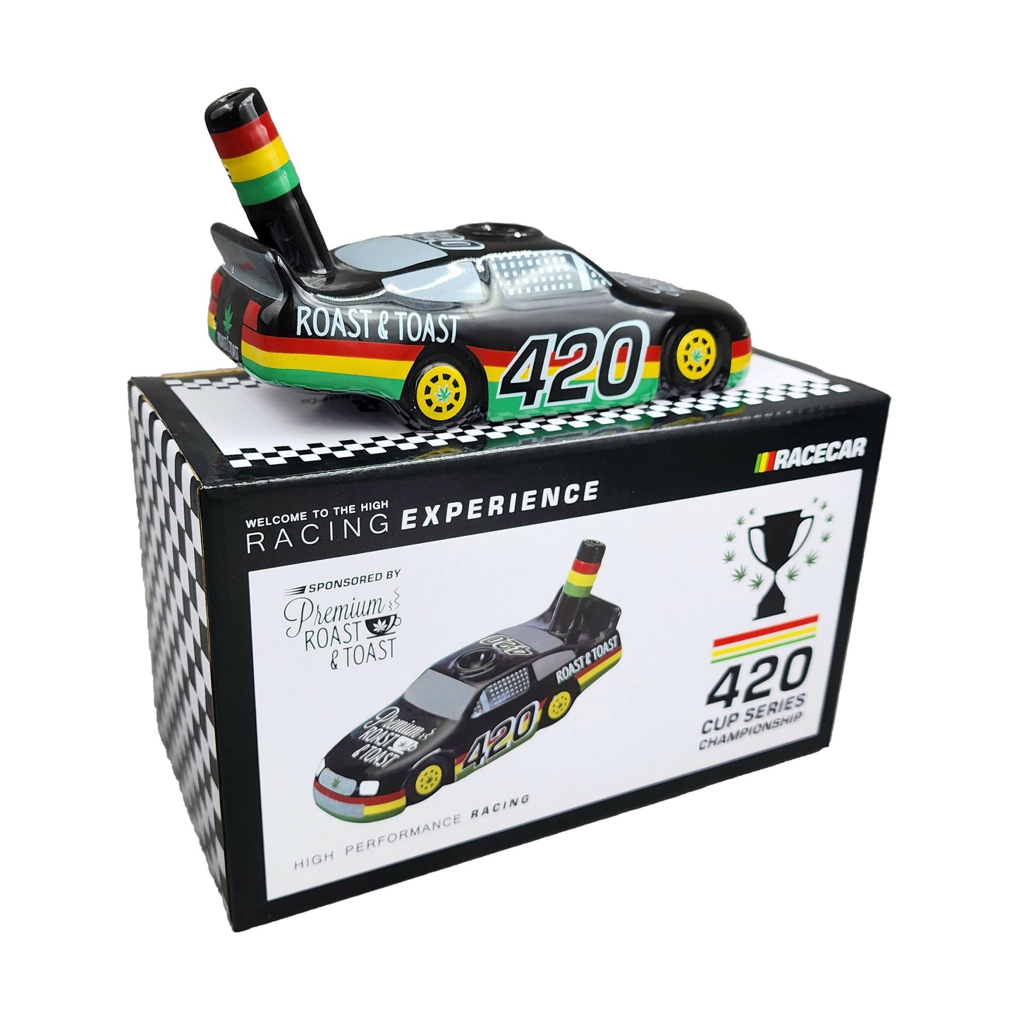 Race Car pipe Ceramic Pipe Roast and Toast Gifts