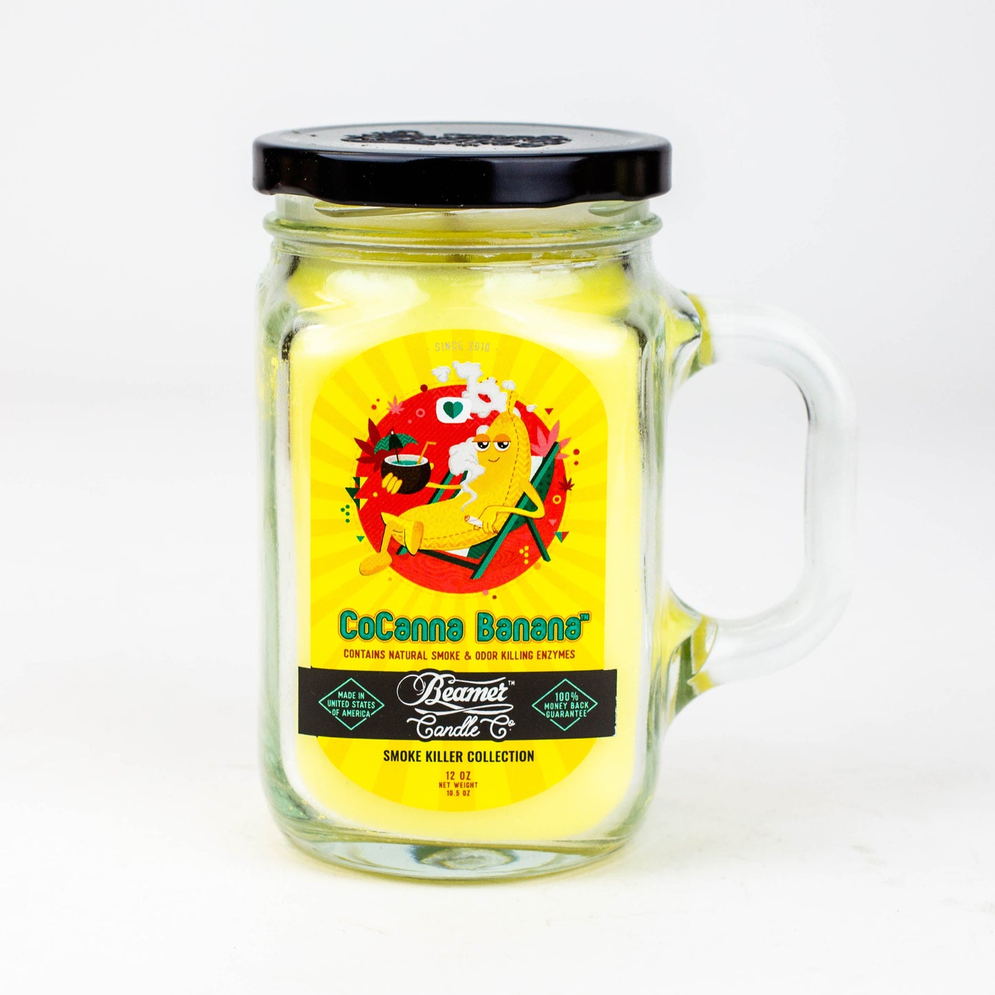 Beamer Candle Co.| Ultra Premium Jar Smoke killer collection candle Candle ONE CoCanna Banana