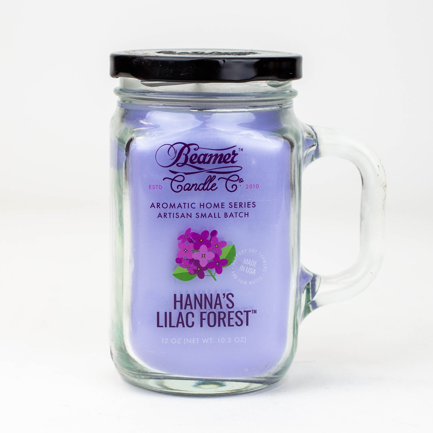 Beamer Candle Co. | Ultra Premium Jar Aromatic Home Series candle Candle ONE Hanna's Lilac Forest