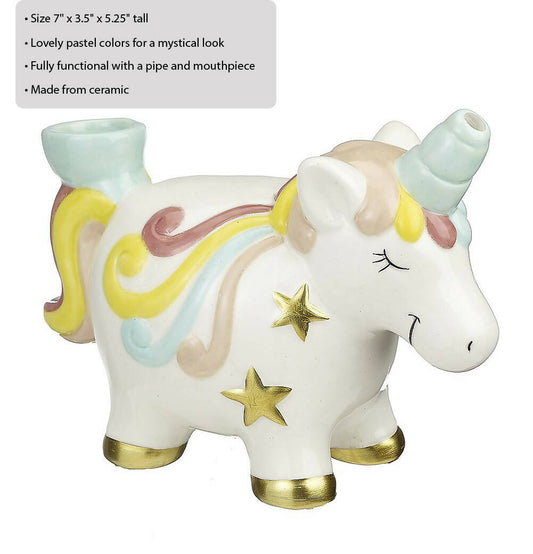 unicorn pipe Ceramic Pipe Roast and Toast Gifts
