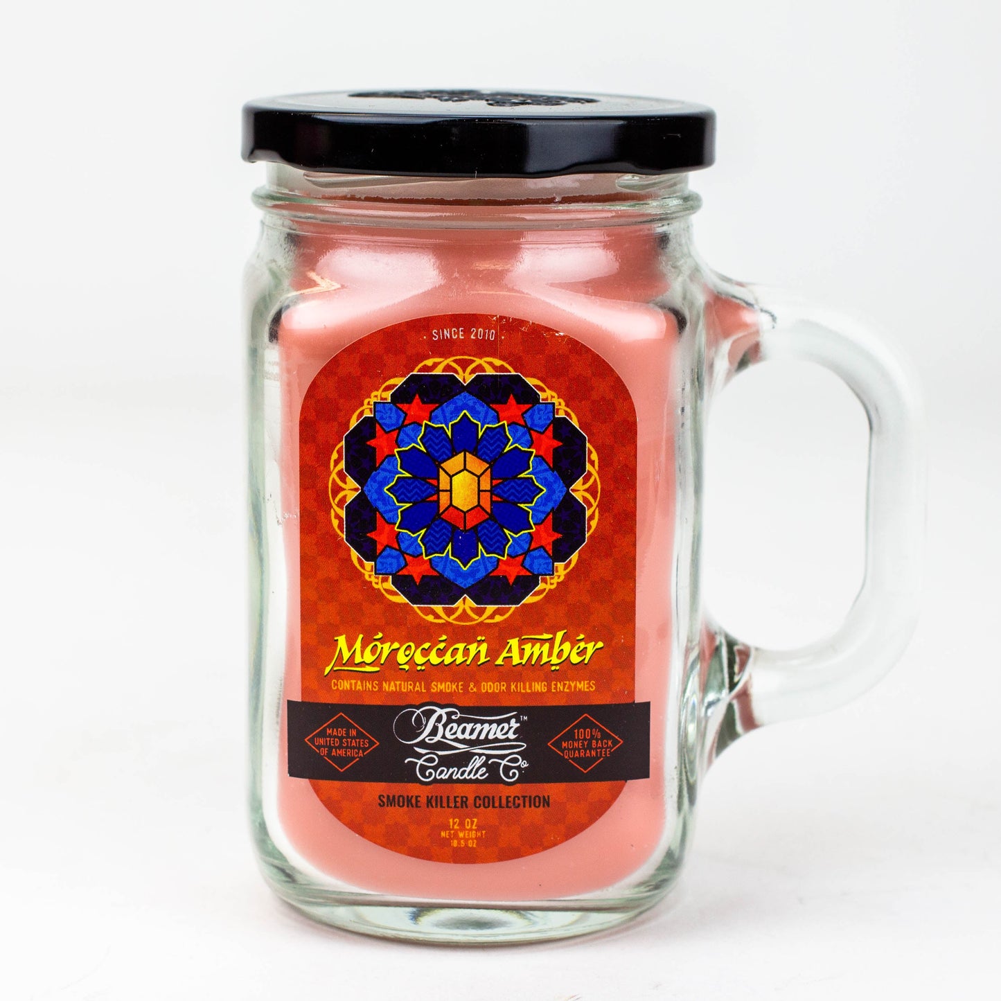 Beamer Candle Co.| Ultra Premium Jar Smoke killer collection candle Candle ONE Moroccan Amber