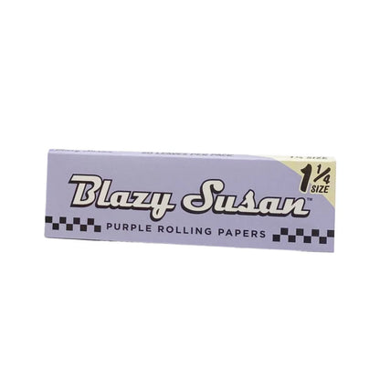 Blazy Susan | Purple 1-1/4 Rolling paper box of 50 1 - 1/4" Size Smoking Cat Distribution