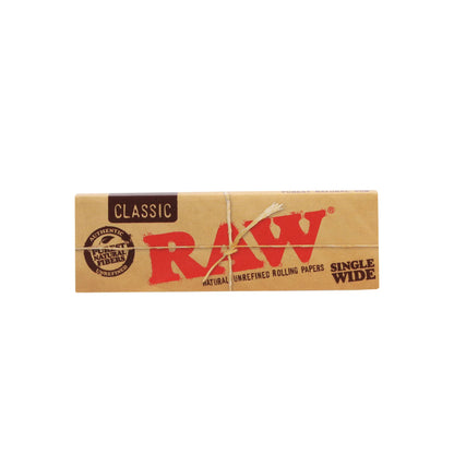 Raw classic single wide rolling paper [CP1070] - 50 packs Single Wide Size ONE