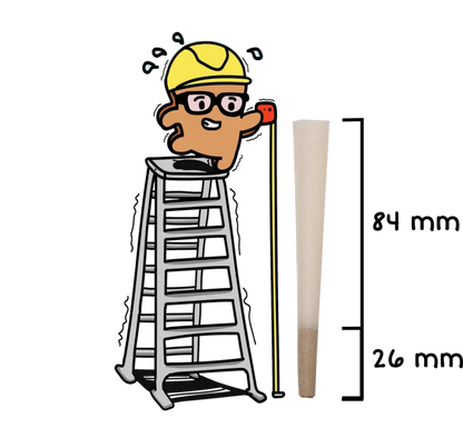 Choast Rolls | 6 Pack 1 1/4 Hemp Cones - 15 Packs Per Box | Made In France Pre-rolled Cone (Display Pack) Choast