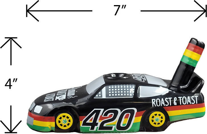Race Car pipe Ceramic Pipe Roast and Toast Gifts