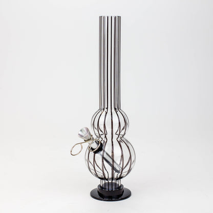 10" acrylic water pipe assorted [FK series] Acrylic Bong ONE FK07