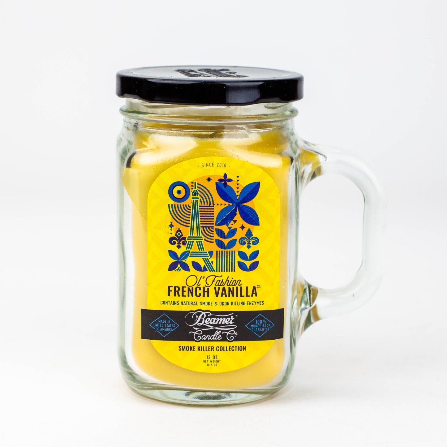 Beamer Candle Co.| Ultra Premium Jar Smoke killer collection candle Candle ONE Ol' Fashion French Vanilla