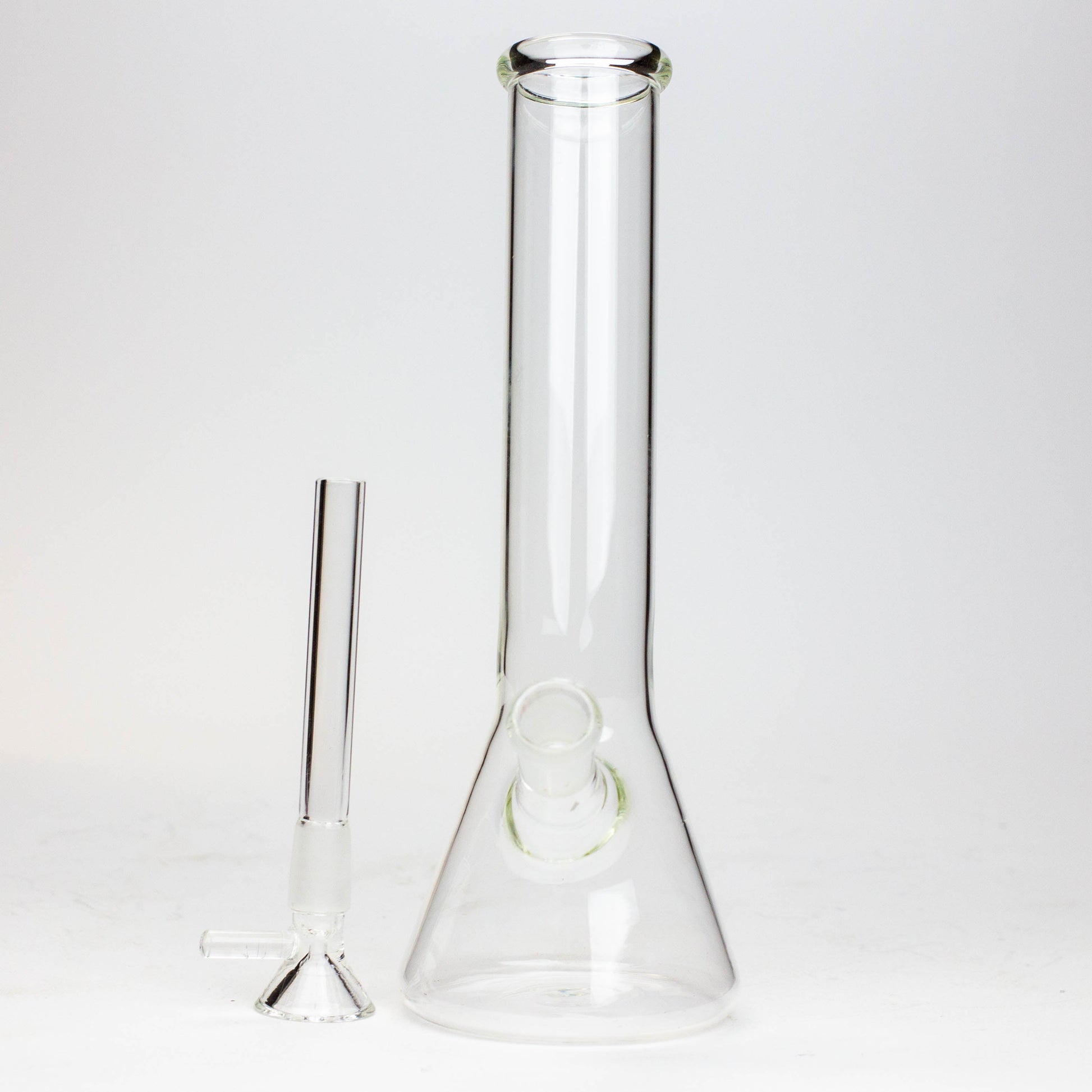 8" Clear glass beaker water bong [ WF001 ] Glass Bong ONE