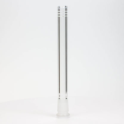 Glass open ended 6 slits downstem Downstem · Bowlstem ONE 6 1/2 inches