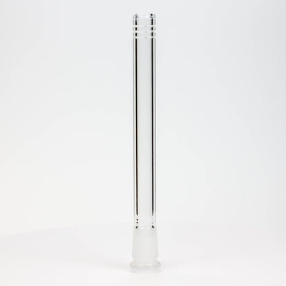 Glass open ended 6 slits downstem Downstem · Bowlstem ONE 6 1/2 inches