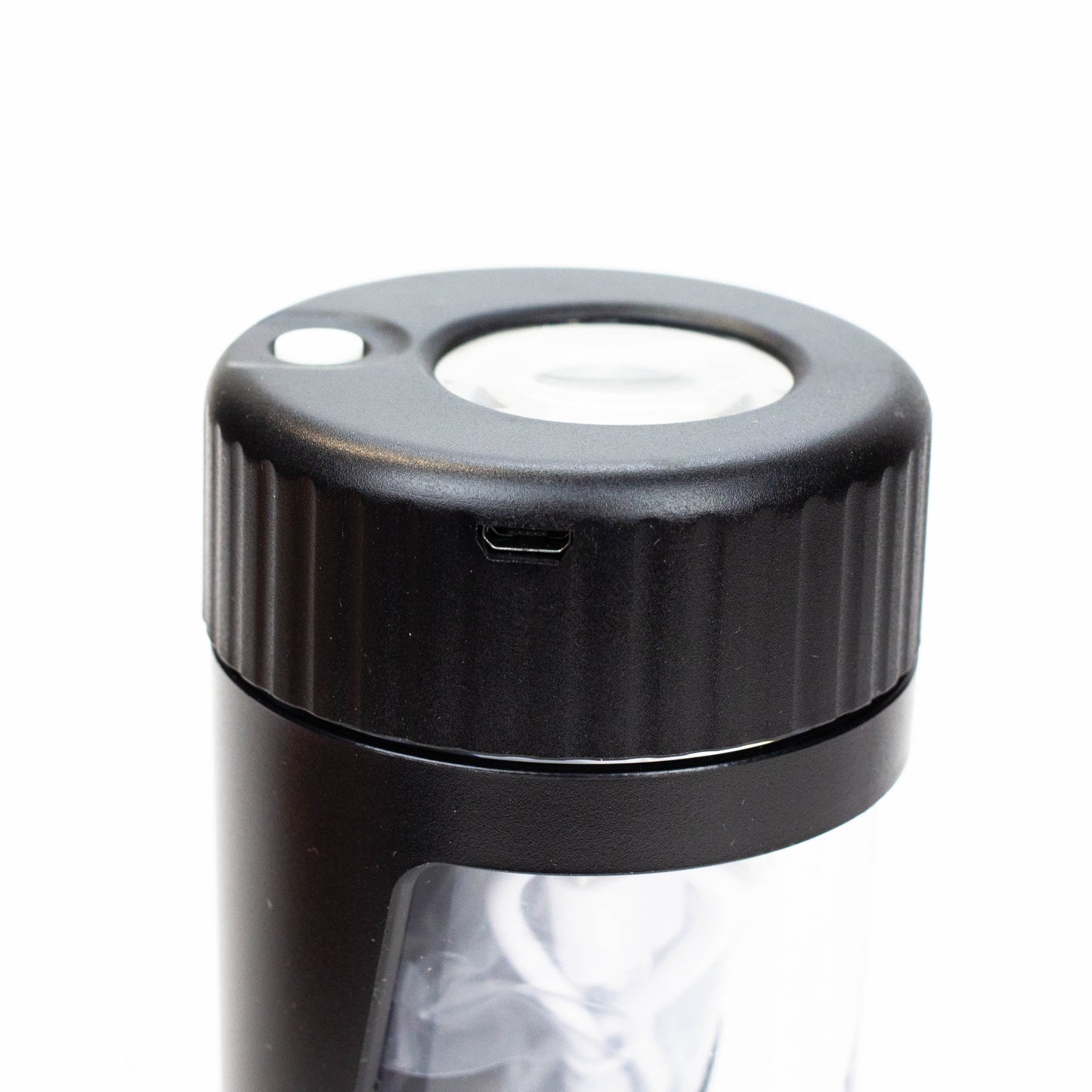 COOKIE | 4 IN 1 UTILITY JAR WITH GRINDER AND ONE HITTER Herb Saver Grinder LEHIGH WHOLESALE