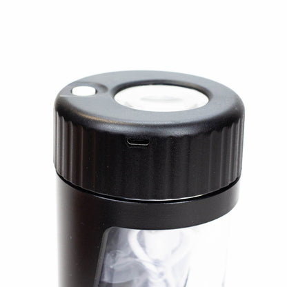 COOKIE | 4 IN 1 UTILITY JAR WITH GRINDER AND ONE HITTER Herb Saver Grinder LEHIGH WHOLESALE