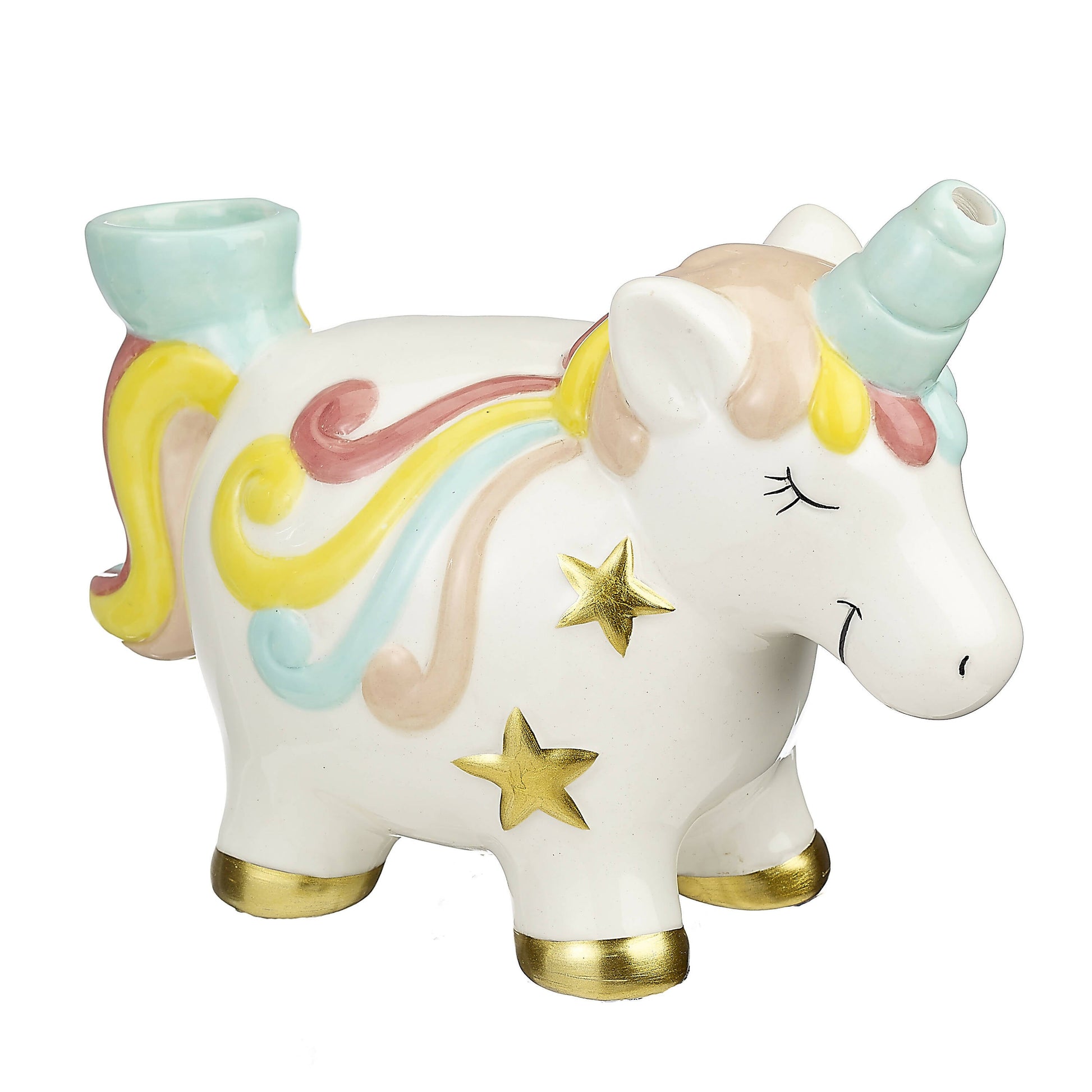 unicorn pipe Ceramic Pipe Roast and Toast Gifts